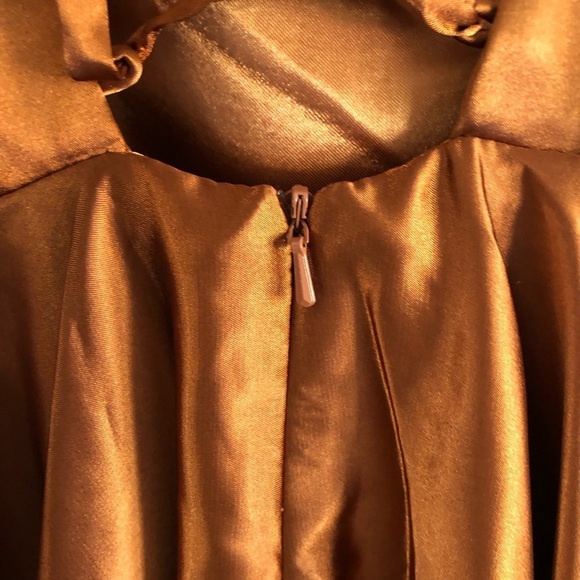 Dancing Queen USA Copper Homecoming Mini Dress Large - Picture 7 of 10